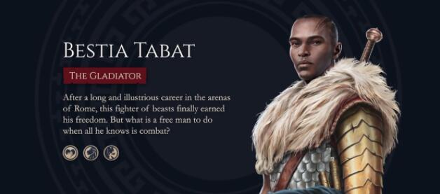 《远征军：罗马》发布全新角色角斗士贝斯蒂亚·塔巴特预告