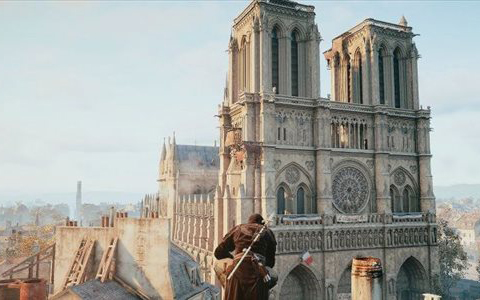 育碧VR新作《燃烧的巴黎圣母院》曝光 今年3月上线