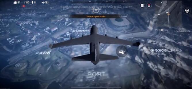 《使命召唤：战区》手游版截图曝光 跳伞和地图区域展示