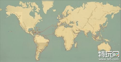 梦回大航海大地图标注 各类地图位置分享