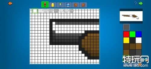 像素射击系统风格手枪画法 自定义系统风格手枪攻略