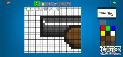 像素射击系统风格手枪画法 自定义系统风格手枪攻略