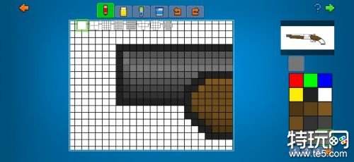 像素射击系统风格手枪画法 自定义系统风格手枪攻略