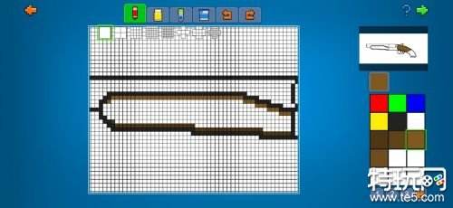 像素射击系统风格手枪画法 自定义系统风格手枪攻略