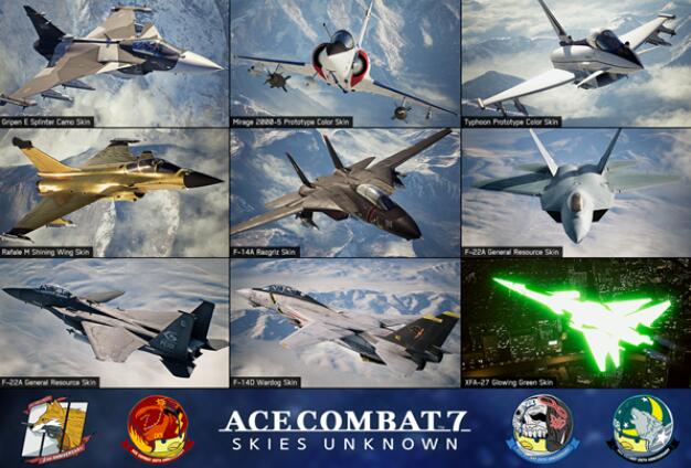 《皇牌空战7》3周年纪念免费更新 收录14款新涂装