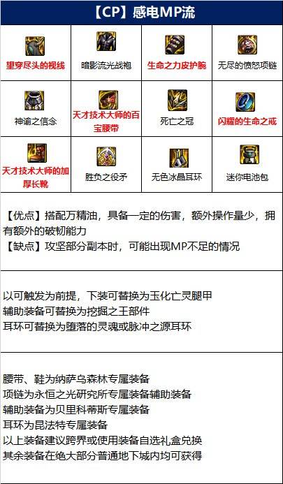 dnf110级战法装备怎么搭配 战斗法师110级版本装备推荐