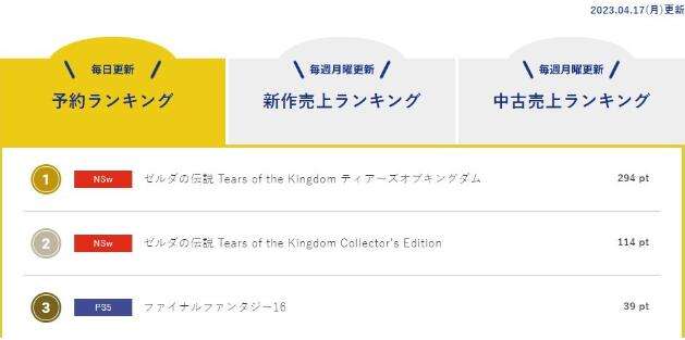 塞尔达传说王国之泪官网再爆料 预售销量已破40万套