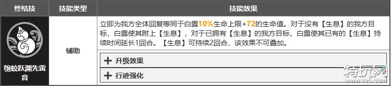 崩坏星穹铁道白露有什么技能 白露技能一览