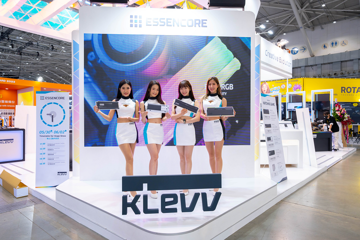 ESSENCORE旗下KLEVV科赋亮相台北COMPUTEX2023 带来新一代内存与SSD