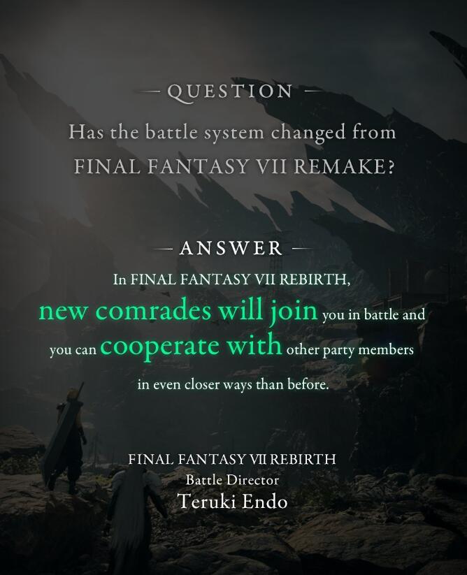 《最终幻想7：重生》第五弹情报 新伙伴将加入战斗