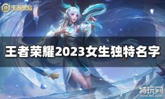 王者荣耀女生独特名字有哪些 2023女生独特名字