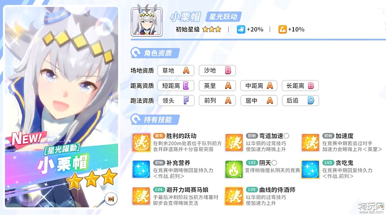 闪耀优俊少女自选三星推荐 赛马娘国服三星马娘选择推荐