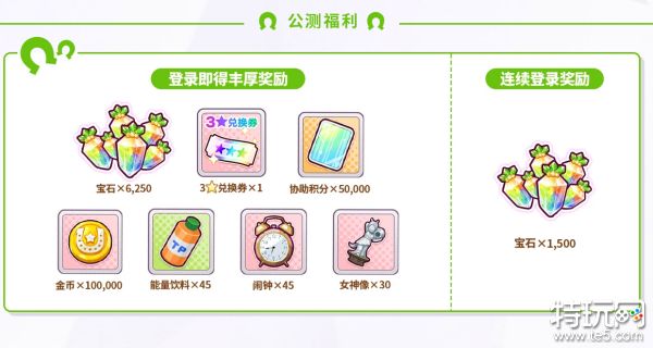 闪耀优俊少女公测福利有哪些 赛马娘公测福利介绍