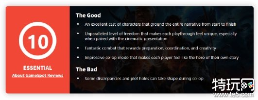 《博德之门3》Gamespot：10分 令人印象深刻的合作模式