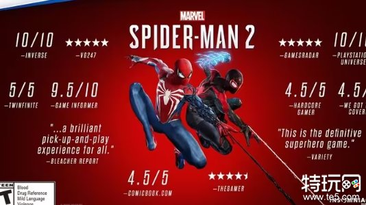 《漫威蜘蛛侠2》媒体赞誉宣传片公开！破PS平台销量记录
