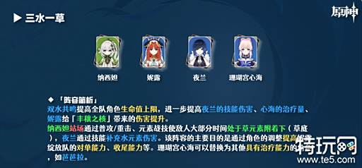 原神妮露怎么配队 妮露阵容搭配方案