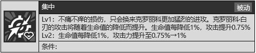 少女前线2追放克罗丽科白刃技能怎么样 少前2克罗丽科白刃技能介绍