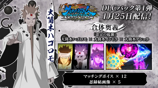 《火影忍者：终极风暴羁绊》DLC1月25日发售