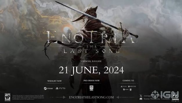 《艾诺提亚：失落之歌》6月21日正式发售 登陆多平台