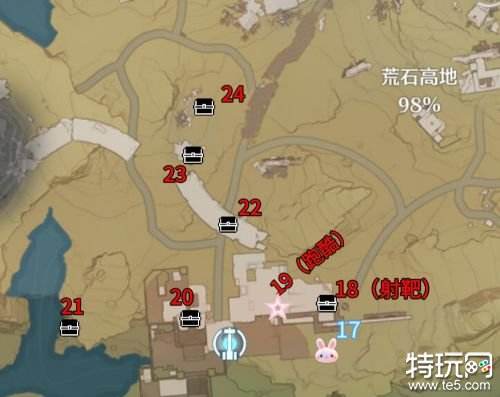 鸣潮荒石高地全收集路线一览 荒石高地宝箱声匣全收集