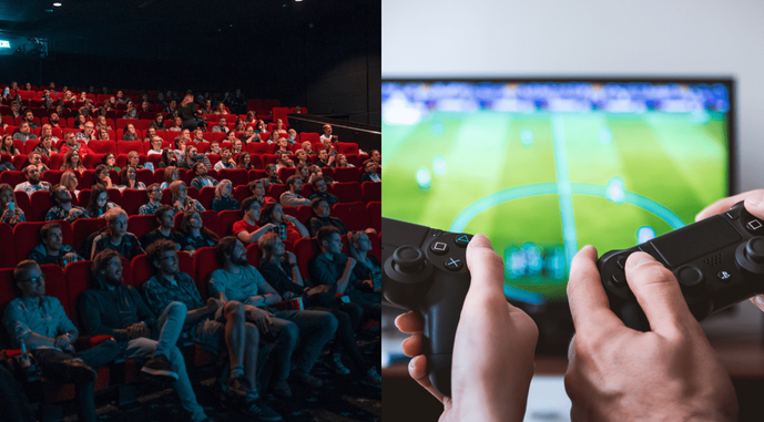 大数据显示大量电视电影爱好者正在转为游戏玩家