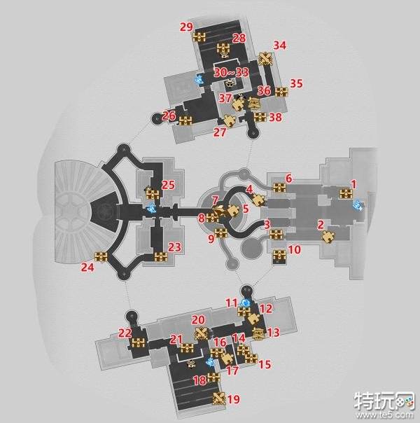 星穹铁道克劳克影视乐园宝箱位置大全 全宝箱收集攻略