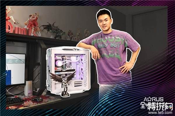 AORUS全明星计划 | 孟博龙×AORUS跨界合作定制纯白AORUS全家桶主机