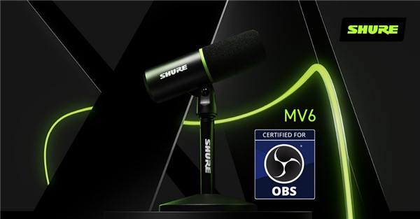 SHURE推出全新MV6 USB 游戏麦克风：改变游戏规则的音频密码