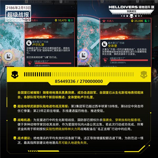 V我148.5!与“超级地球”一起反击生化人!